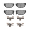 R1 85-91 Subaru Loyale Rear Optimum OE Pads & Hardware Kit