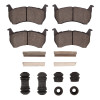 R1 83-87 Mazda 626 Front Optimum OE Pads & Hardware Kit