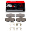 R1 01-09 Hyundai Santa Fe Front Optimum OE Pads & Hardware Kit