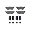 R1 01-07 Chrysler Town & Country Rear Optimum OE Pads & Hardware Kit