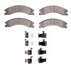 R1 08-25 Ford E-450 Super Duty Rear Semi Met Pads & Hardware Kit