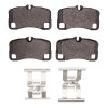 R1 07-13 Porsche 911 Rear Semi Met Pads & Hardware Kit