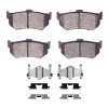 R1 84-94 Honda Prelude Rear Optimum OE Pads & Hardware Kit