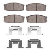 R1 86-86 Nissan STANZA Front Optimum OE Pads & Hardware Kit