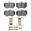 R1 05-10 Porsche Cayenne Front Semi Met Pads & Hardware Kit