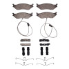 R1 18-20 Coachmen Mirada Front/Rear Semi Met Pads & Hardware Kit