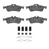 R1 02-08 Mini Cooper (Excl Clubman) Rear Semi Met Pads & Hardware Kit