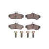 R1 04-04 Pontiac GTO Rear Semi Met Pads & Hardware Kit