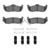 R1 04-15 Infiniti QX56 Rear Semi Met Pads & Hardware Kit