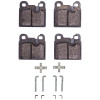 R1 87-89 Alfa Romeo Milano Rear Optimum OE Pads & Hardware Kit