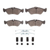 R1 02-06 Dodge Sprinter 2500 Rear Semi Met Pads & Hardware Kit