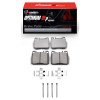R1 85-91 Mercedes-Benz 560SEC Front Optimum OE Pads & Hardware Kit