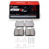 R1 79-85 Mercedes-Benz 240D Front Optimum OE Pads & Hardware Kit