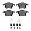 R1 03-14 Volvo XC90 Rear Semi Met Pads & Hardware Kit