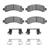 R1 02-14 Cadillac Escalade EXT Rear Semi Met Pads & Hardware Kit