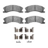 R1 99-04 Jeep Grand Cherokee Front Semi Met Pads & Hardware Kit