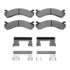 R1 01-10 Chevrolet Silverado 3500 Rear Semi Met Pads & Hardware Kit
