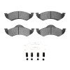 R1 00-02 Dodge Dakota 4WD Front Semi Met Pads & Hardware Kit