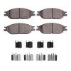 R1 99-03 Ford Windstar Front Semi Met Pads & Hardware Kit