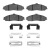 R1 97-13 Chevrolet Corvette Front Semi Met Pads & Hardware Kit