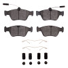 R1 96-04 Mercedes-Benz C280 Front Semi Met Pads & Hardware Kit