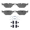 R1 96-03 BMW 530I Rear Semi Met Pads & Hardware Kit