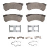 R1 16-24 Freightliner MT35 Front/Rear Semi Met Pads & Hardware Kit