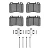 R1 90-02 Mercedes-Benz 300SL Front Semi Met Pads & Hardware Kit