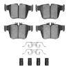R1 16-23 Mercedes-Benz C450 AMG Rear Semi Met Pads & Hardware Kit