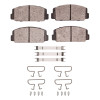 R1 72-81 Subaru GF Front Semi Met Pads & Hardware Kit