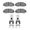 R1 91-02 Acura RL Front Semi Met Pads & Hardware Kit