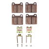 R1 73-80 Audi Fox Front Semi Met Pads & Hardware Kit 2311-0096-02