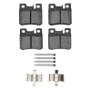 R1 92-95 Mercedes-Benz E420 Rear Semi Met Pads & Hardware Kit