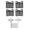 R1 93-95 Mercedes-Benz E320 Rear Semi Met Pads & Hardware Kit