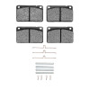 R1 67-87 Volvo GLE Front Semi Met Pads & Hardware Kit