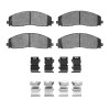 R1 11-22 Ford F-250 4WD (Super Duty) Front Semi Met Pads & Hardware Kit