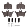 R1 88-90 Chrysler New Yorker Rear Semi Met Pads & Hardware Kit