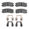 R1 88-99 Dodge Stealth Rear Semi Met Pads & Hardware Kit