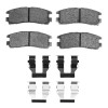 R1 92-12 Chrysler Sebring Rear Semi Met Pads & Hardware Kit