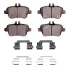 R1 14-19 Mercedes-Benz CLA250 Rear Semi Met Pads & Hardware Kit
