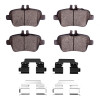 R1 12-20 Infiniti QX30 Rear Semi Met Pads & Hardware Kit