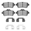R1 12-19 Mercedes-Benz GLS63 AMG Rear Semi Met Pads & Hardware Kit