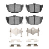 R1 84-84 Nissan Maxima Rear Semi Met Pads & Hardware Kit