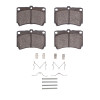 R1 86-94 Mazda 323 Front Semi Met Pads & Hardware Kit