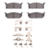 R1 85-88 Chevrolet Sprint Front Semi Met Pads & Hardware Kit