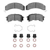 R1 84-88 Pontiac 6000 Rear Semi Met Pads & Hardware Kit