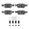 R1 82-91 BMW 535I Front Semi Met Pads & Hardware Kit