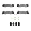 R1 84-86 Ford Mustang Rear Semi Met Pads & Hardware Kit