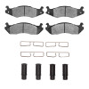 R1 82-92 American Motors CONCORD Front Semi Met Pads & Hardware Kit