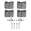 R1 73-79 Mercedes-Benz 240D Front Semi Met Pads & Hardware Kit
